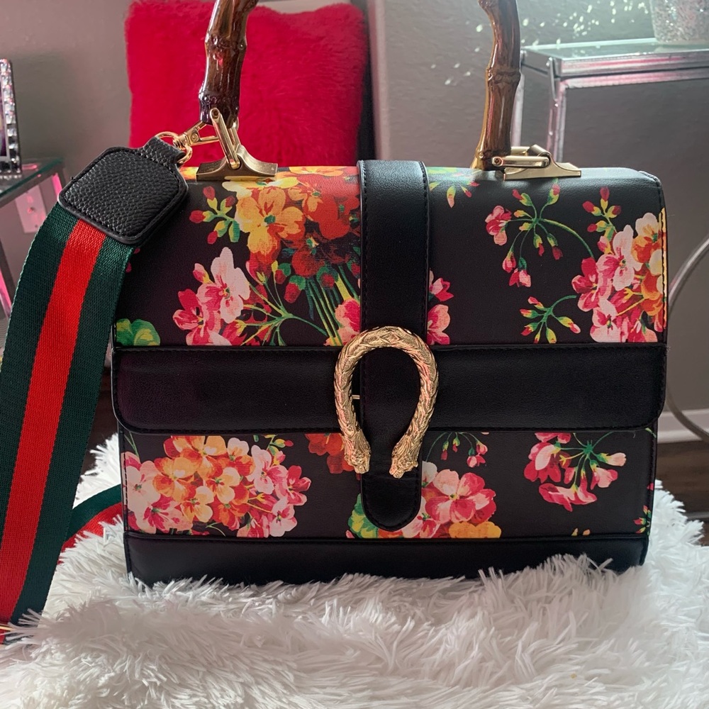 Luxury Floral Handbag